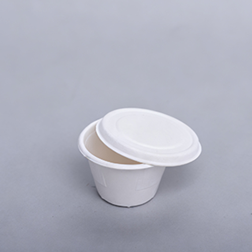 4oz 120ML FFSSC22000 Sauce Cup with Lid Molded Pulp Cups