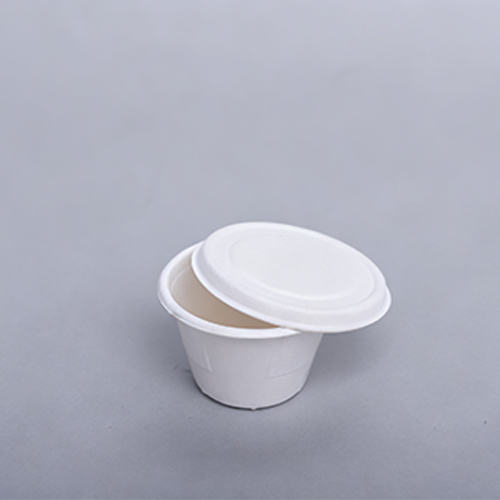 4oz 120ML FFSSC22000 Sauce Cup with Lid Molded Pulp Cups (3)