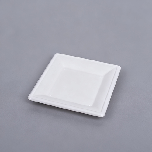 6 in. PFAS-Free Disposable Heavy Duty Square Plate Cake Plate