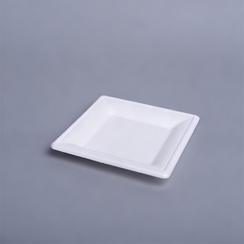 6 in. PFAS-Free Disposable Heavy Duty Square Plate Cake Plate (3)