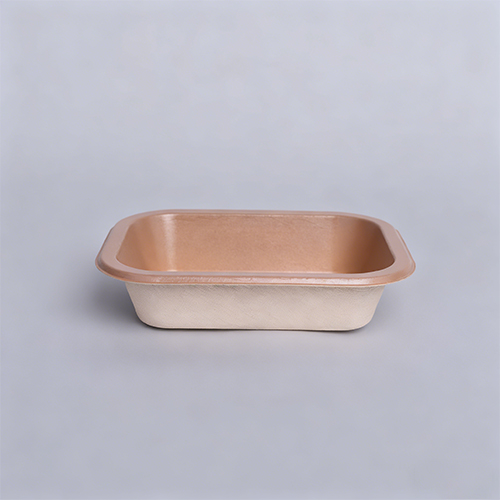 Colored Film-coated Compostable Deli Containers Food Serving Tray