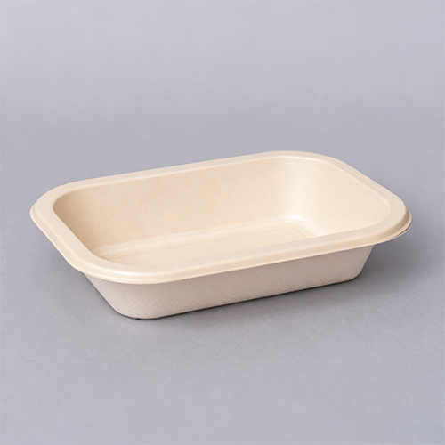Colored Film-coated Compostable Deli Containers Food Serving Tray (5)