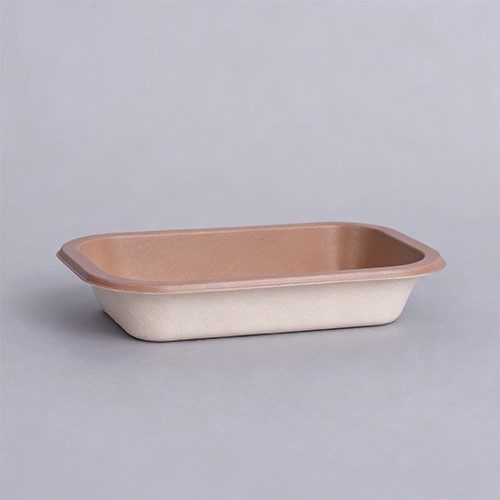 Colored Film-coated Container Water and Oil Proof Food Serving Tray
