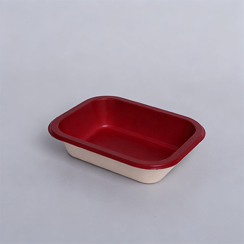 Colored Film-coated Container Water and Oil Proof Food Serving Tray