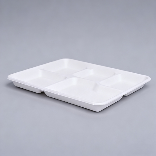 Disposable plate with partitions 5 Compartment Dishware Tray