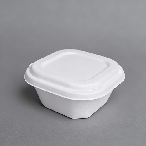 FSC MIX Fiber Factory Price 500ML Square Bowl with Lid Top (3)