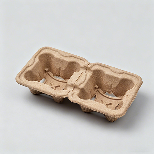 Recyclable Biodegradable 2-Cup Holder Take-out Coffee Carrier